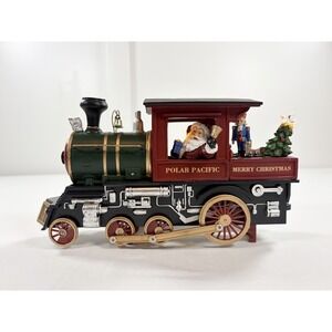 Roman Inc. Santa's Polar Pacific Musical Christmas Train Engine Light & Motion